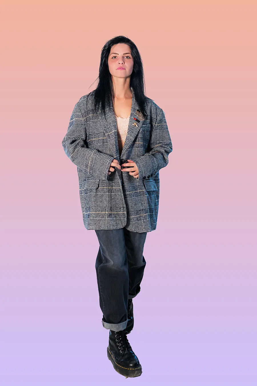 giacca donna oversize moderna
