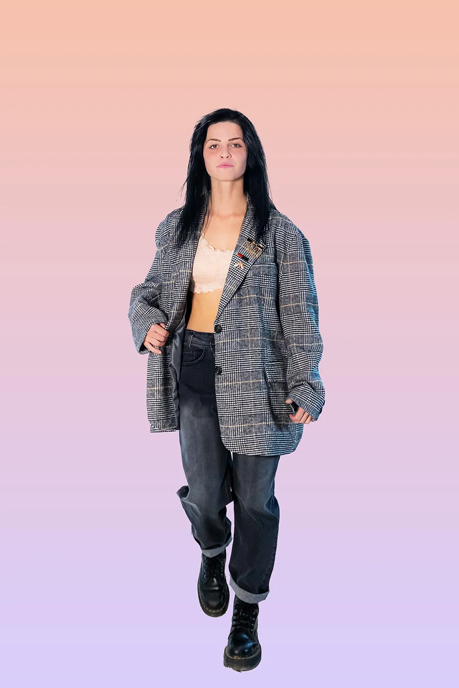giacca donna oversize moderna