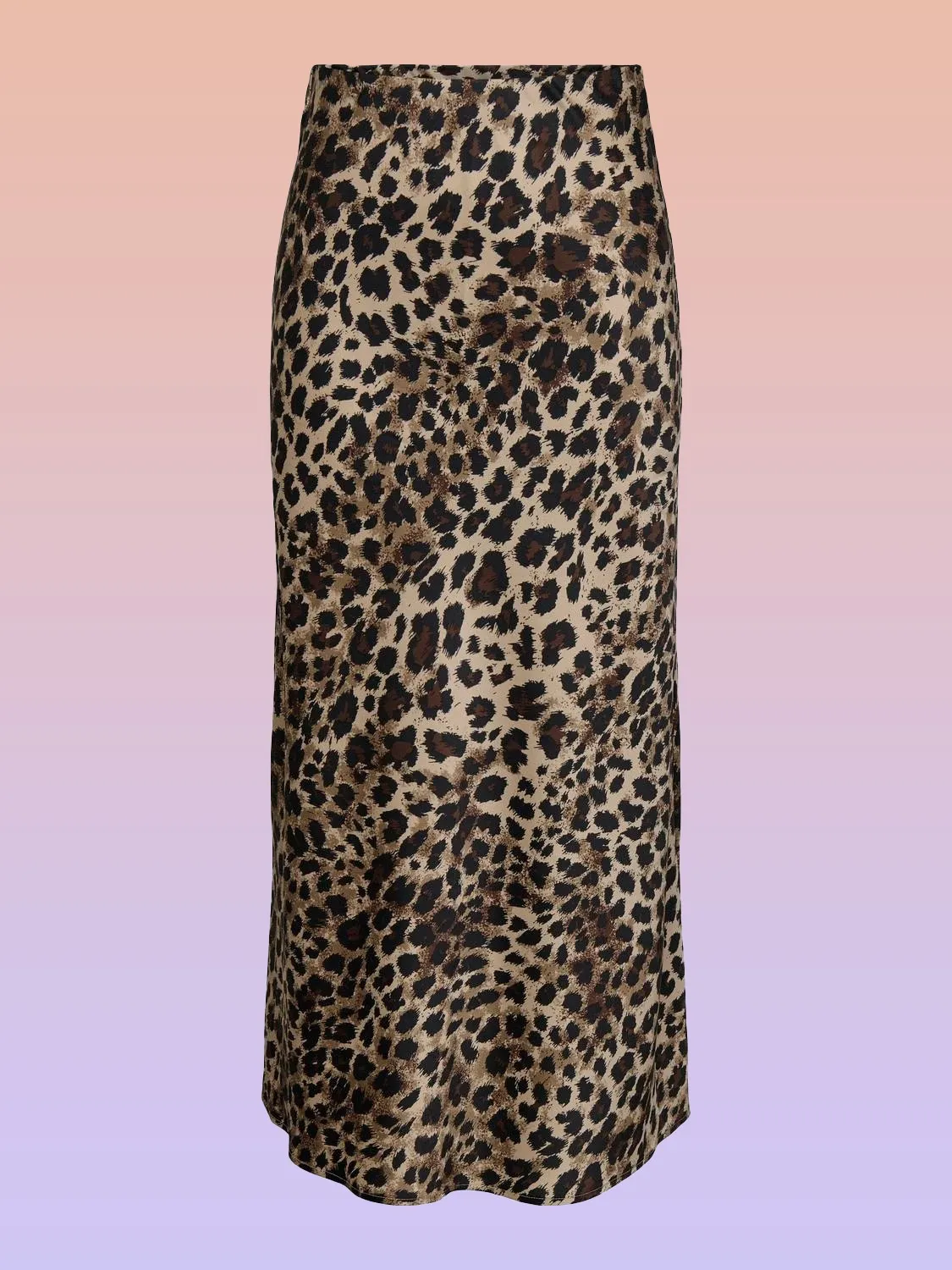Gonna animalier Only in raso
