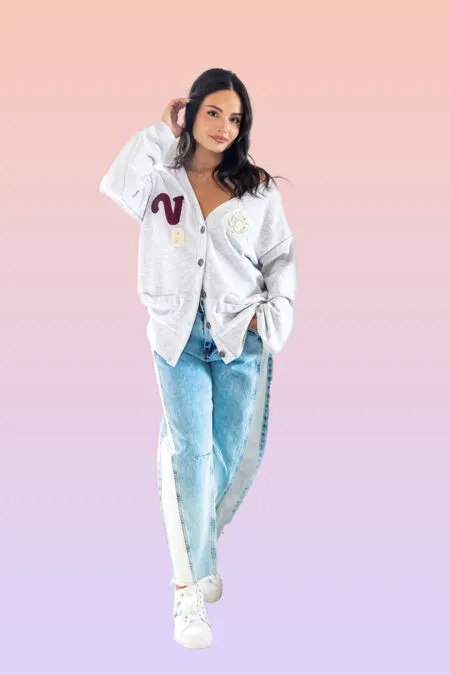 CARDIGAN STILE AMERICANO KIKISIX