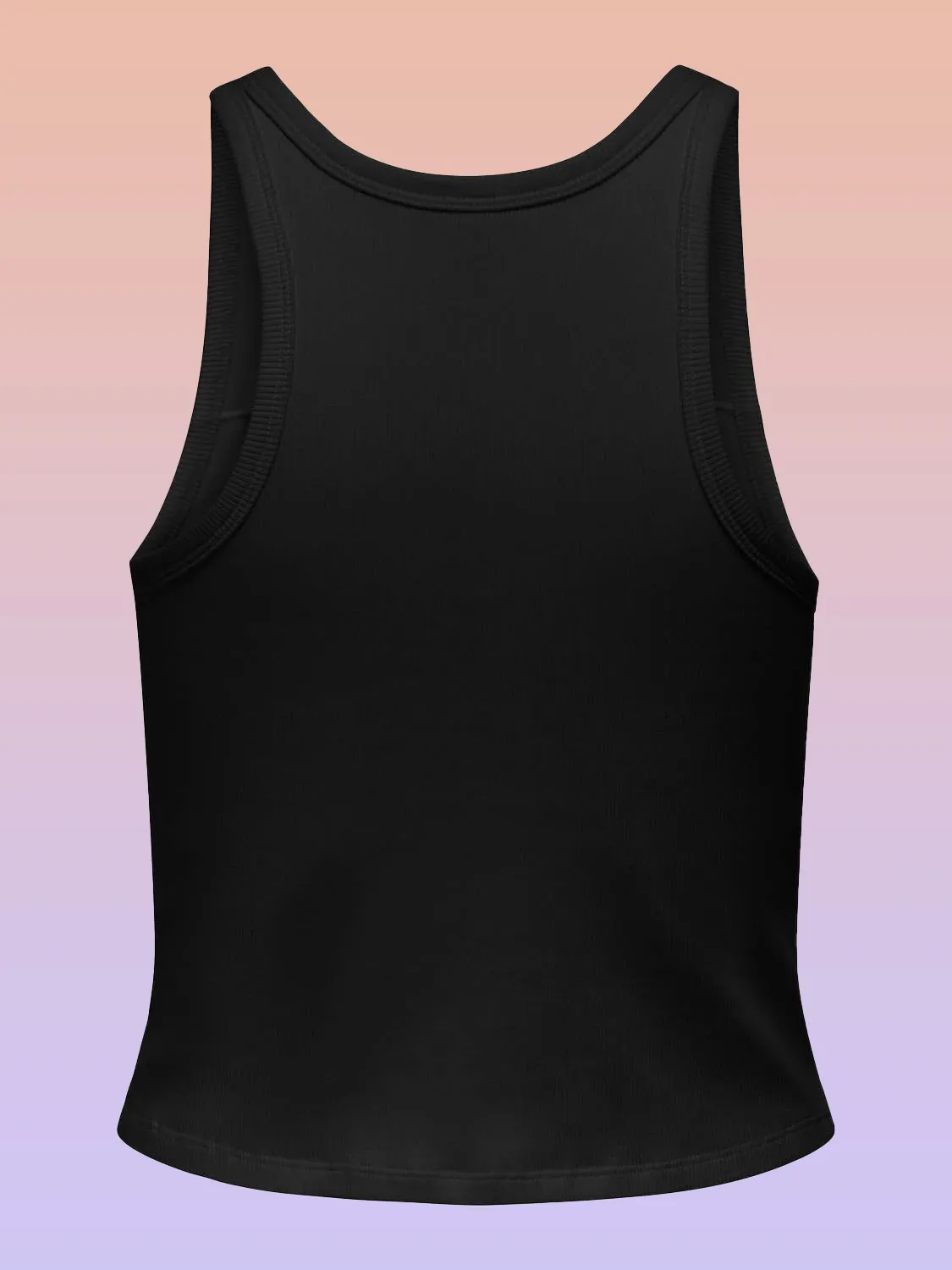 Top a costine con fascia reggiseno Only