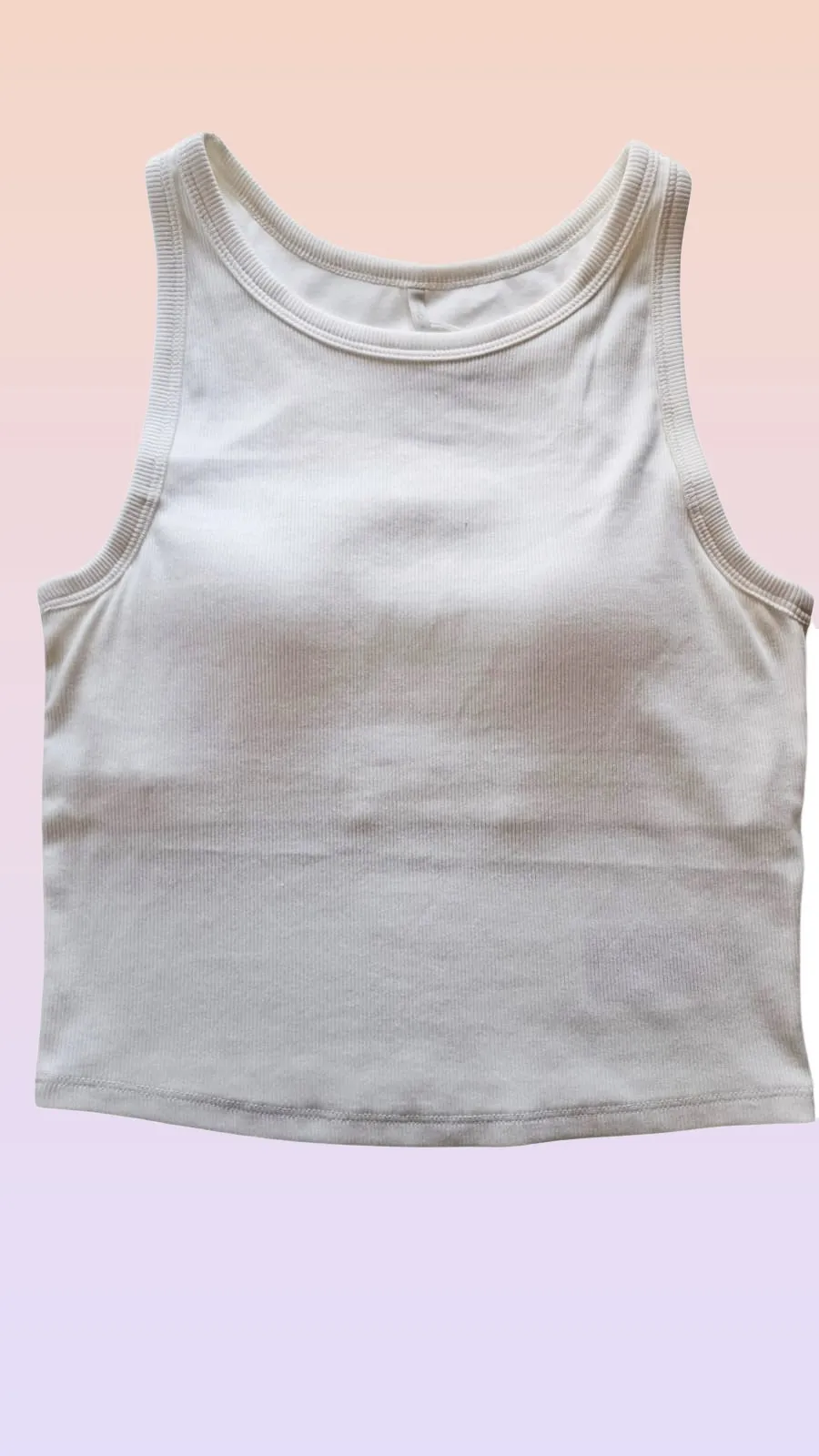 Top con spalline fini e paillettes Kikisix