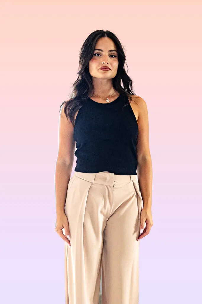 pantalone donna Kikisix a gamba larga