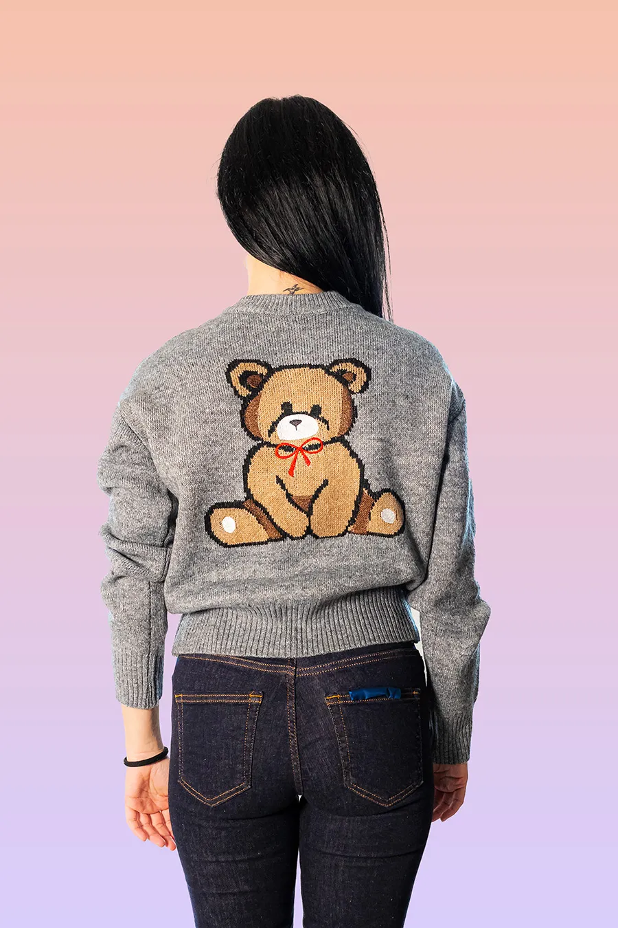 cardigan con teddy