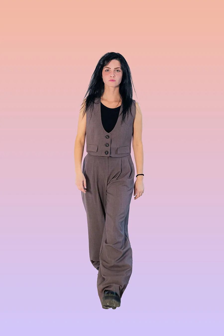 pantalone con pince Kikisix
