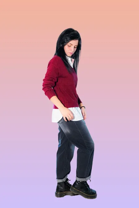 MAGLIA CON CAMICIA ONLY