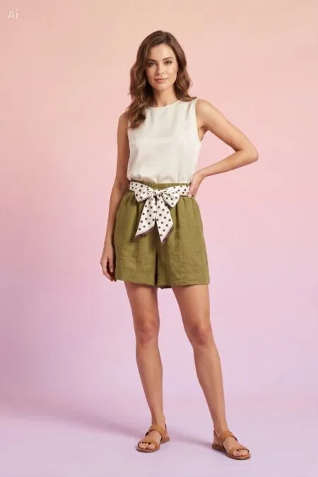 SHORTS IN LINO